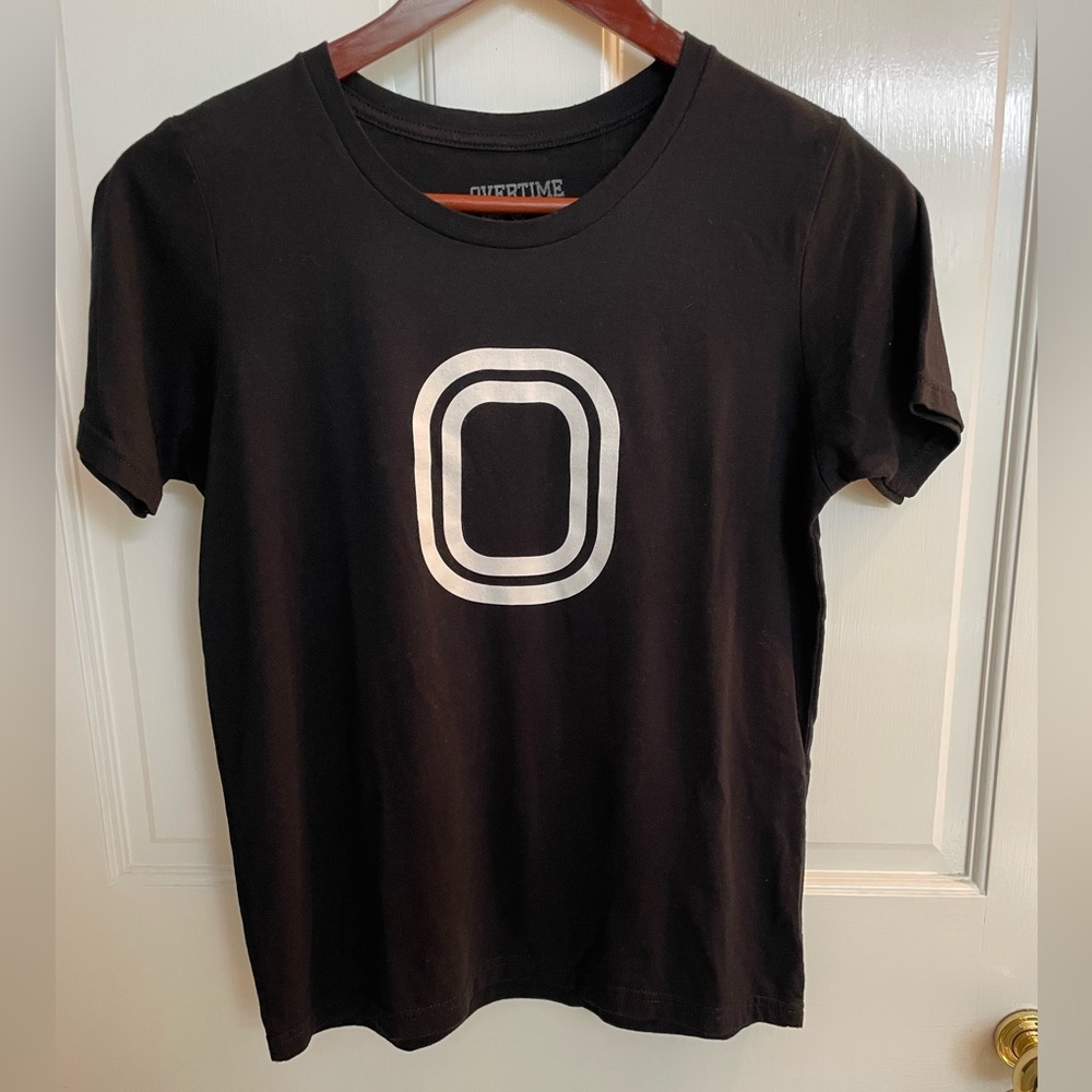 Overtime Black Short Sleeve Kids Tee